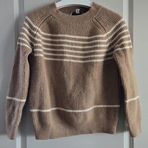 Amour Vert Sweater in Camel/Cream